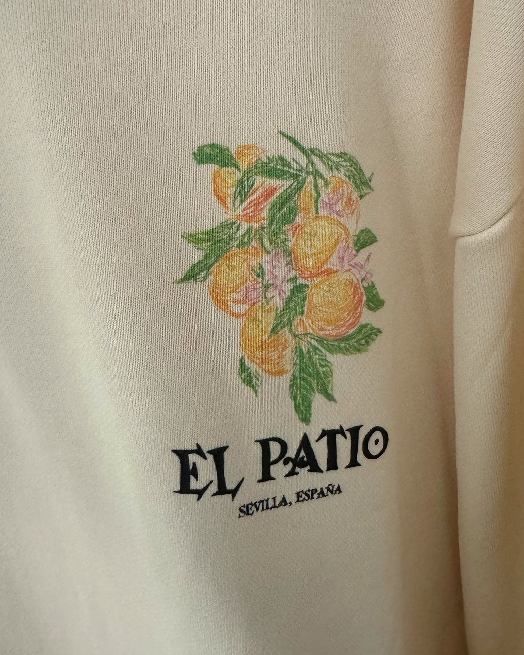 LA SUDADERA: NARANJAS