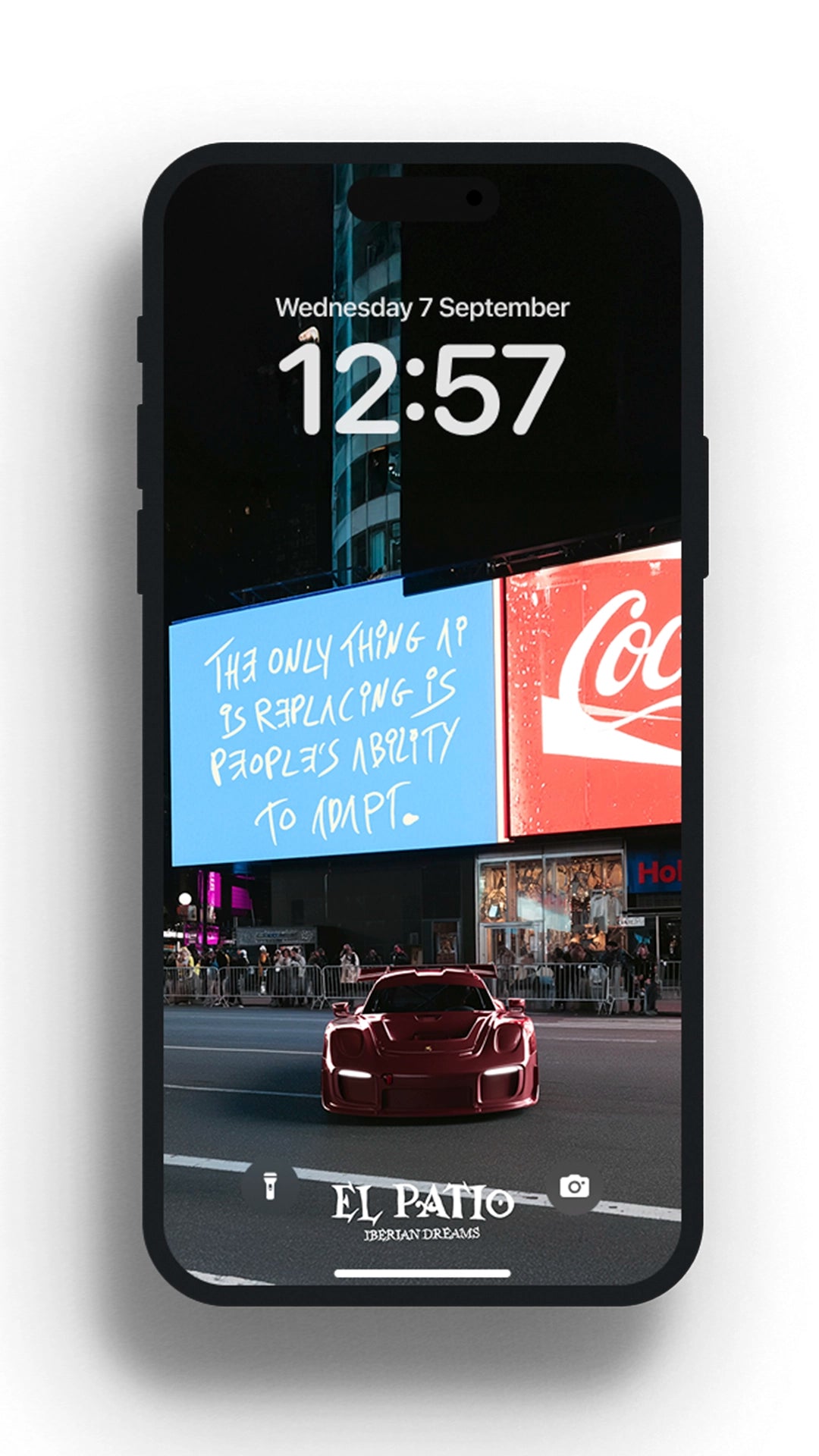 MESSAGE ABOUT AI WALLPAPER