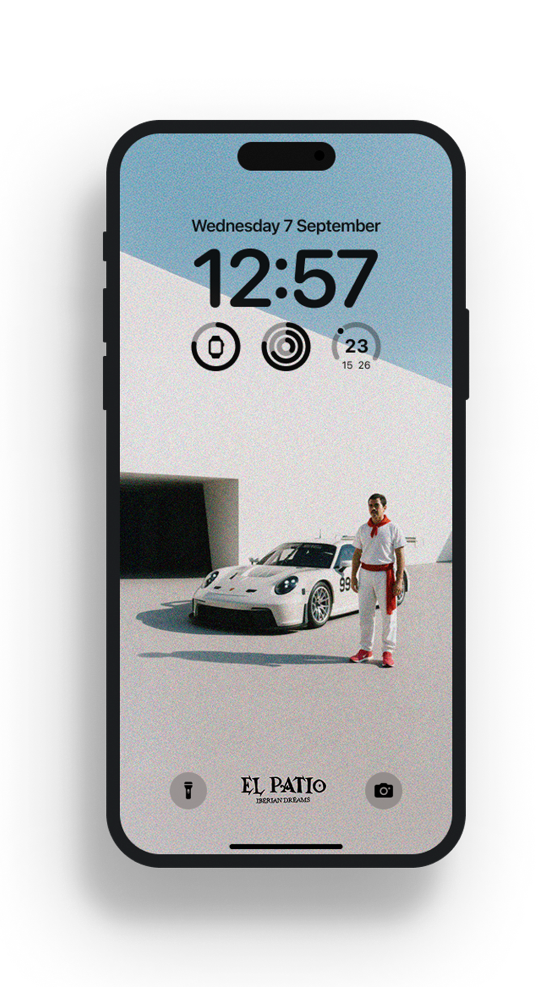 SAN FERMIN - ALL WHITE WALLPAPER