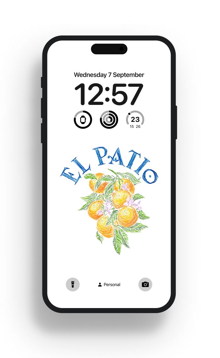 EL PATIO NARANJAS WALLPAPER