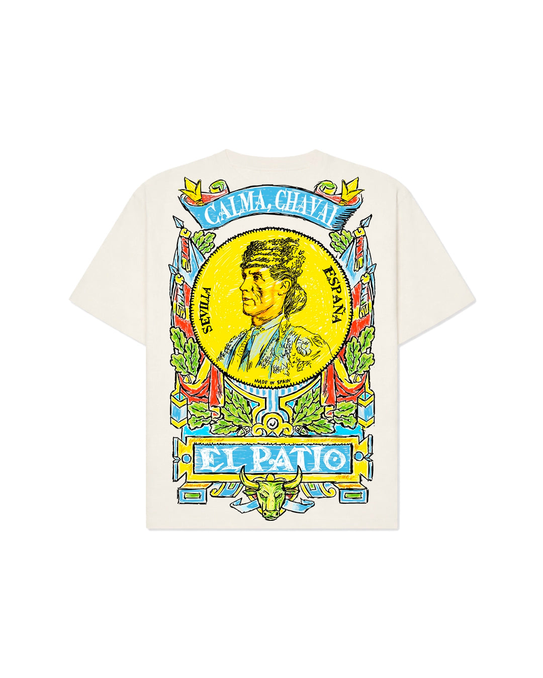 LA CAMISETA: CALMA, CHAVAL (Boxy Fit)