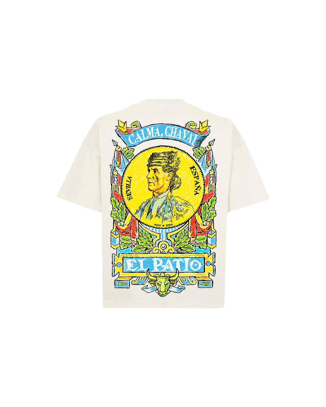 LA CAMISETA: CALMA, CHAVAL (Regular Oversized Fit)