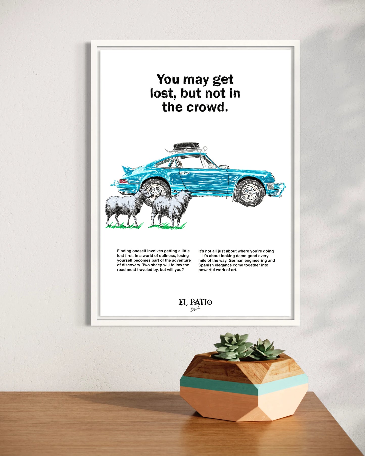 SAFARI RACING STUDIO PRINT