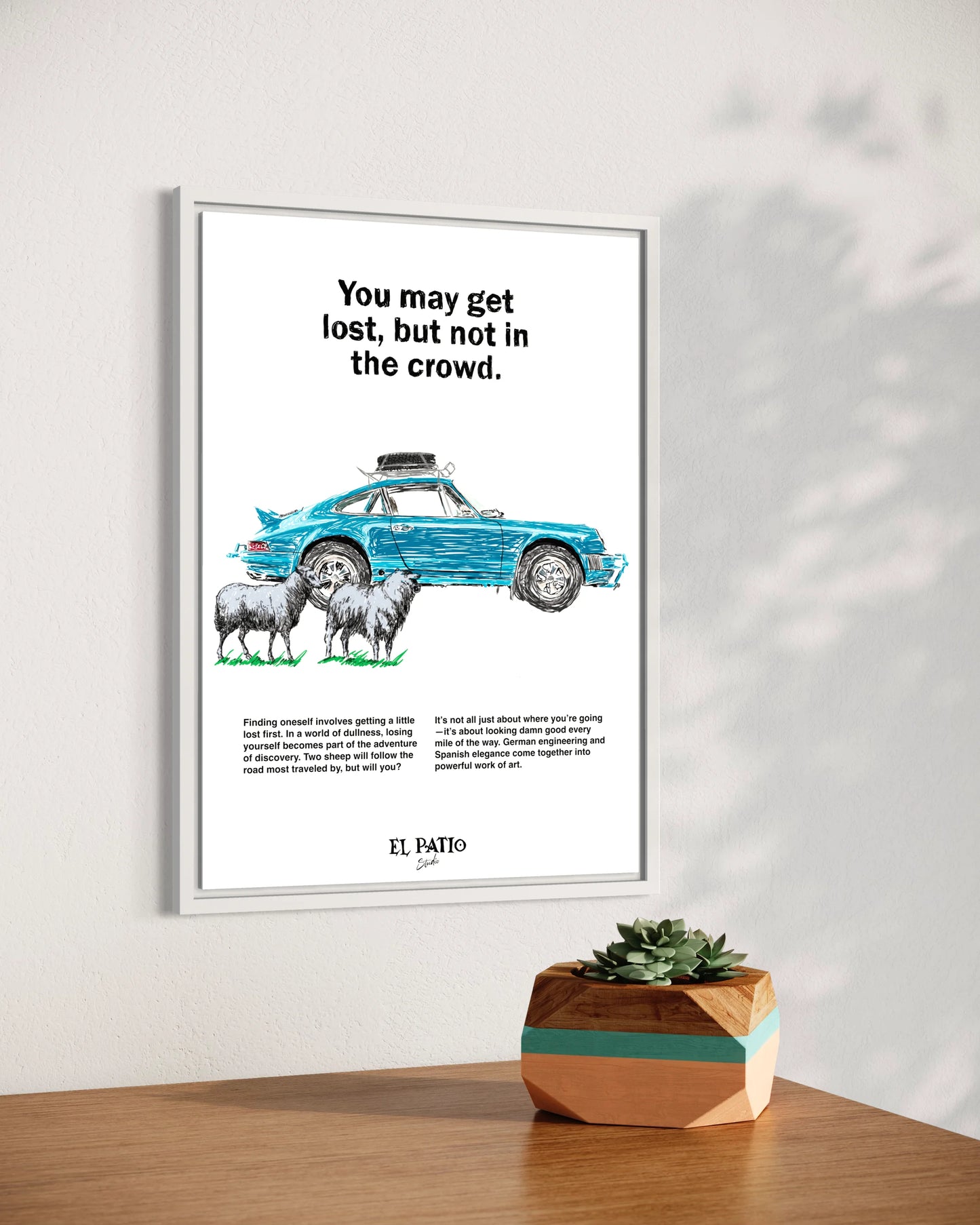 SAFARI RACING STUDIO PRINT