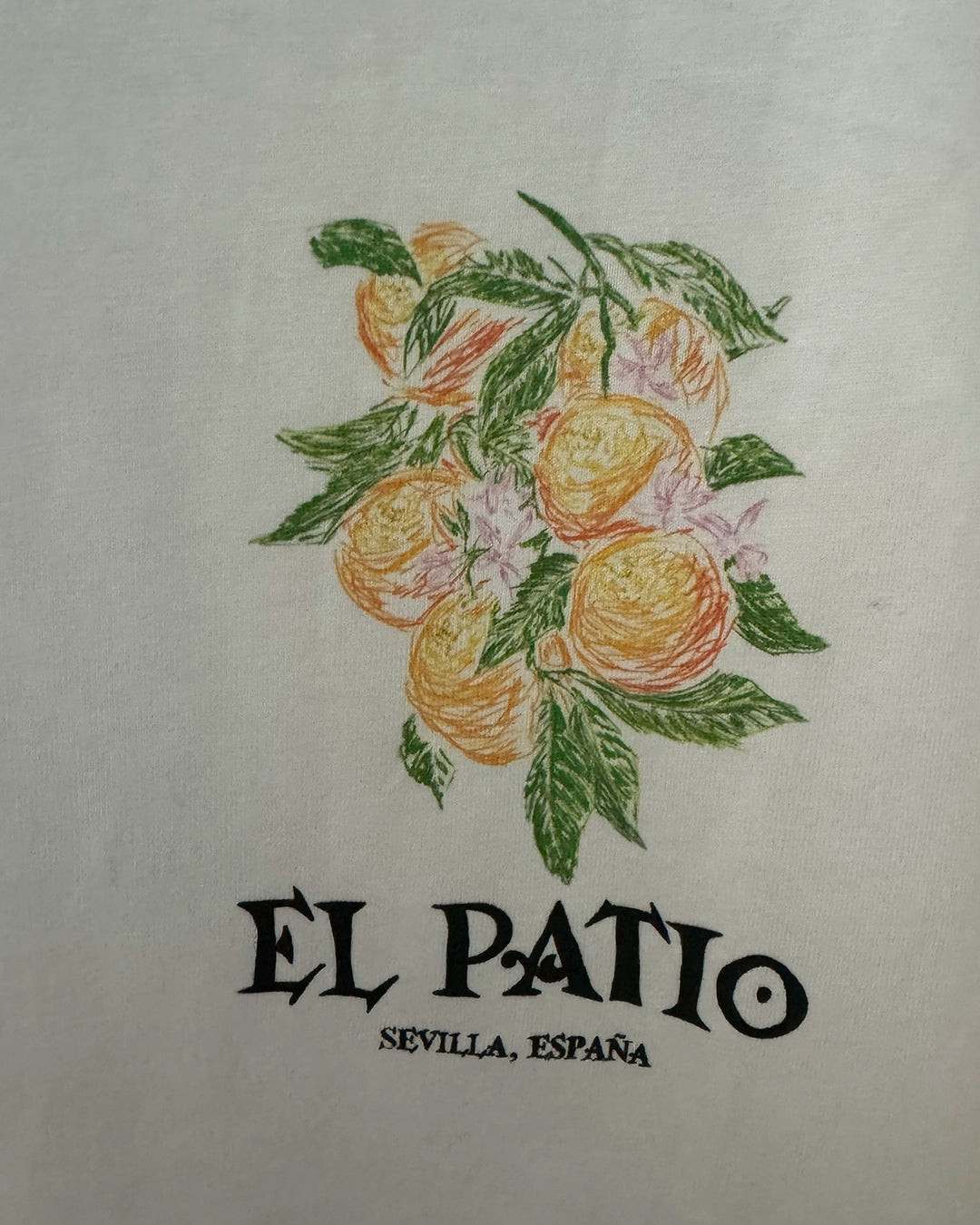 LA CAMISETA: NARANJAS (Corte Oversize Relajado)