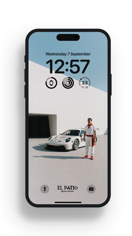 SAN FERMIN - ALL WHITE WALLPAPER