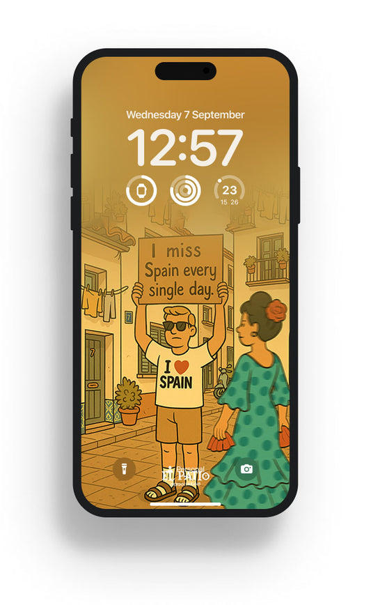 I MISS SPAIN EVERY SINGLE DAY WALLPAPER