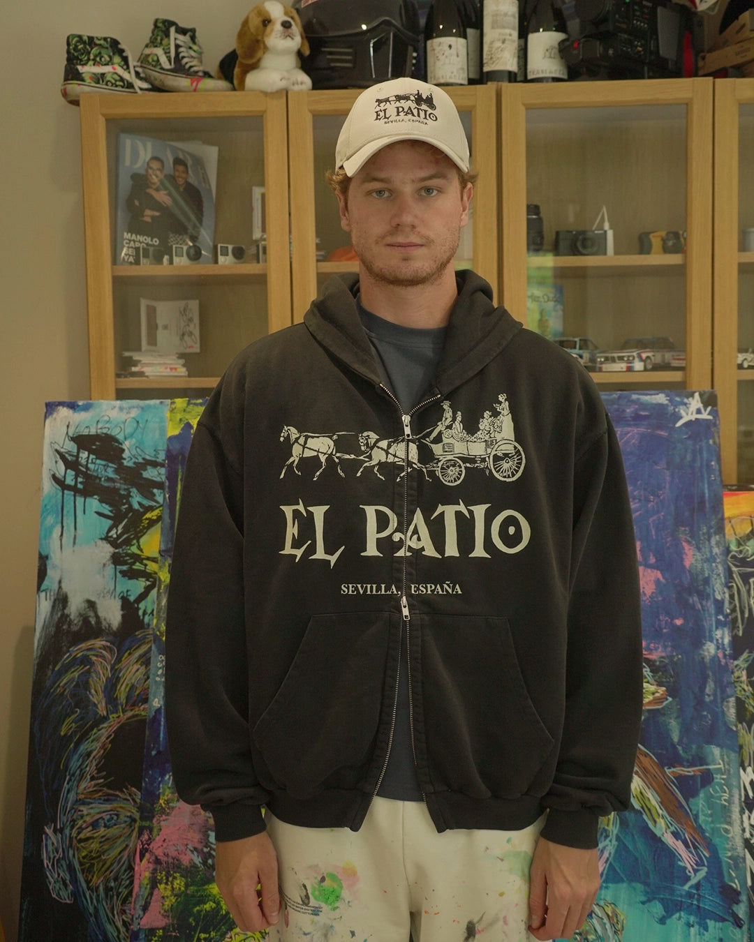 EL PATIO LOGO ZIP HOODIE